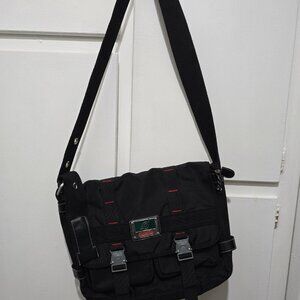 Naruto Anime Messenger/Laptop Shoulder Bag Carrier Metal Clasps Black